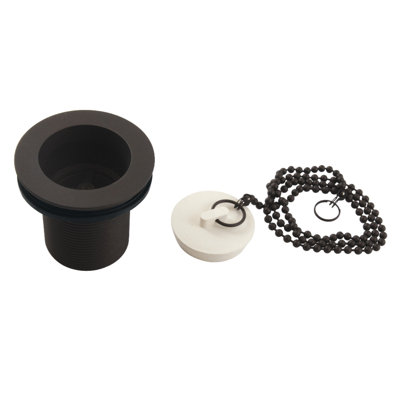 Kingston Brass Made To Match 1-1/2-Inch Chain and Stopper Tub Drain with 2-Inch Body Thread