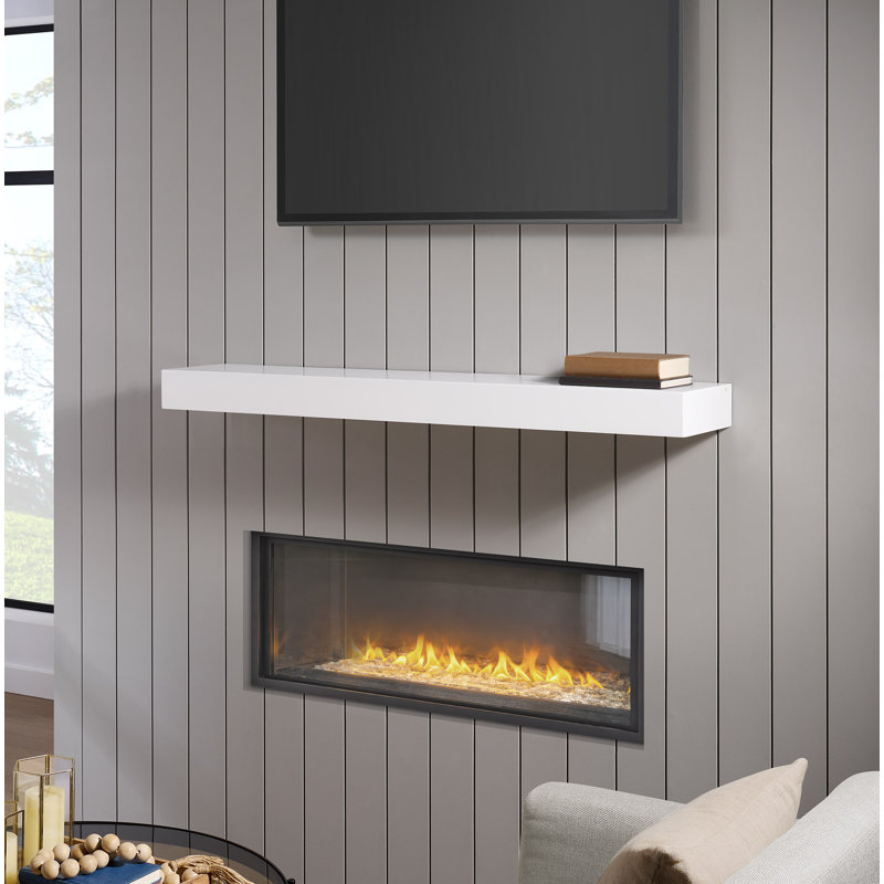 The Tyler 60" Shelf MDF White Paint, 60", White