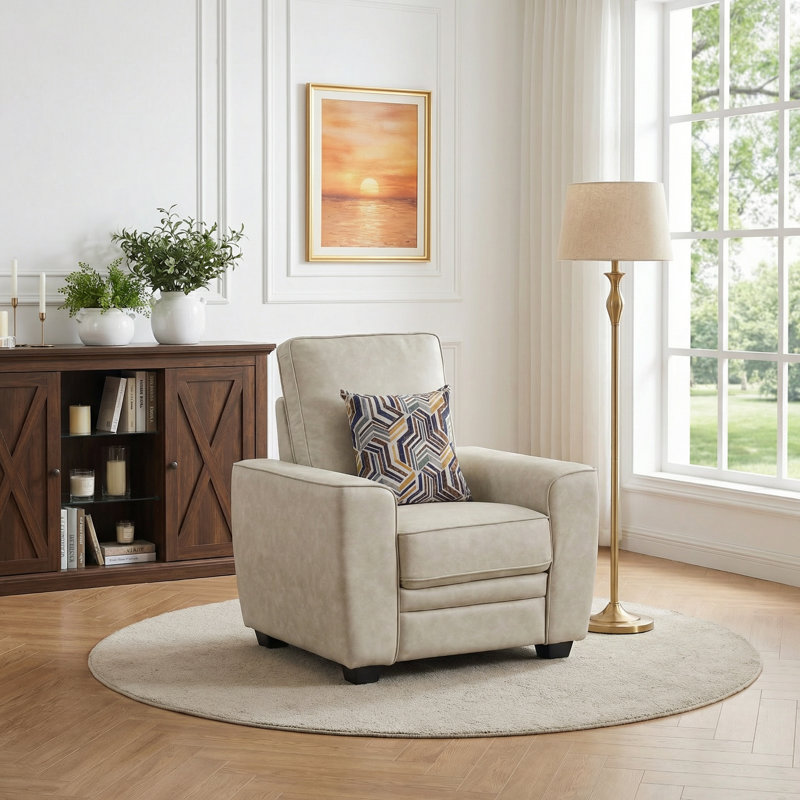 Fauteuil 36,6 po, Beige
