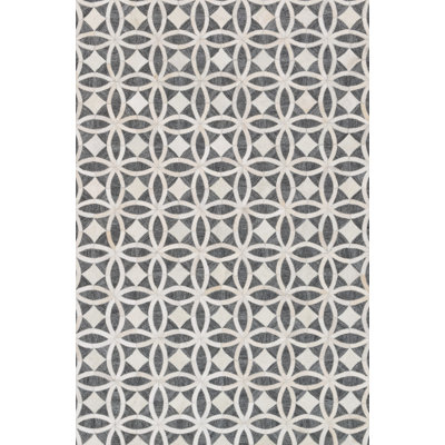 Winnett Cowhide Geometric Indoor Rug