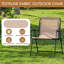 Parral Foldable Outdoor Patio Dining Armchair-2119203301