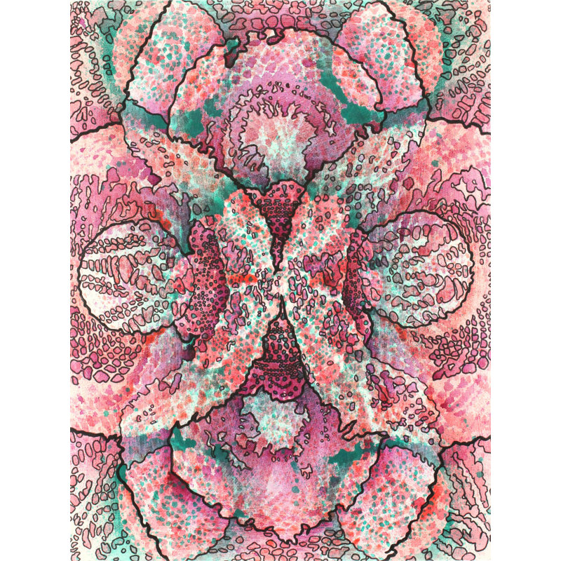 «Stain 21» par Katie Schutte, H 21,25 po x l 17,25 po x P 0,875 po
