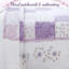 Ensemble de courtepointe réversible Love of Lilac-1287834122