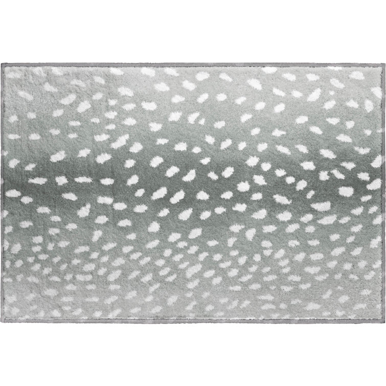 Premium Machine Washable Merilou AMF44 Gray Rug