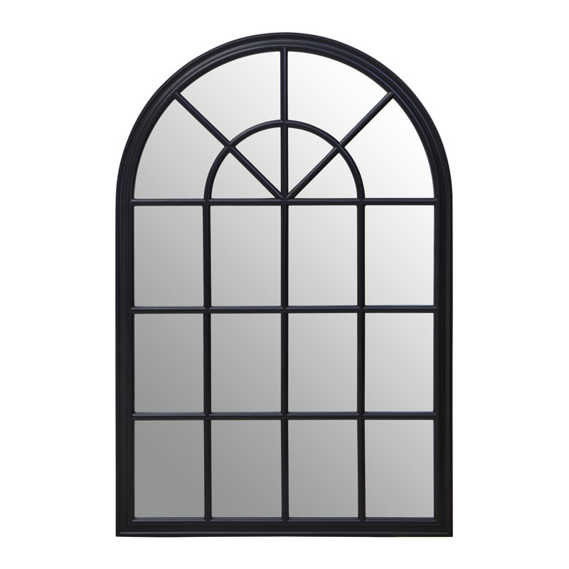 Lovida Arch Wall Mirror, Black