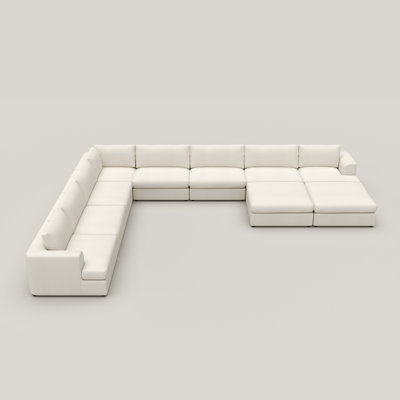 Akshata Upholstered Sectional Reversible