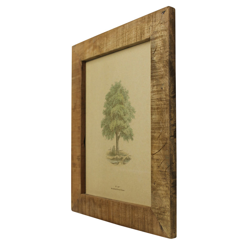 Cadre mural en bois récupéré 8 x 10
