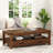 Rectangular Coffee Table With Two Storage Drawer And 2-tier Storage Shelves-731840008