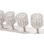 Bougeoir en aluminium 5 colonnes