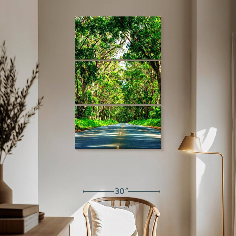Mehar Tree Tunnel In Kauai, 65" H x 42" W