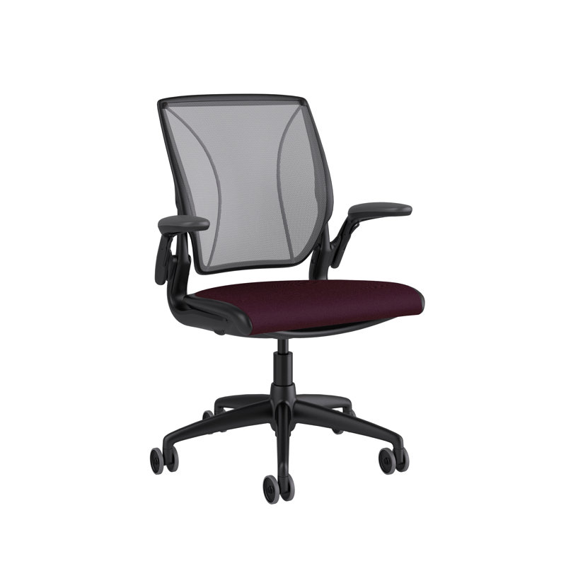 Diffrient World Wool Task Chair, Black, Catena/Caraway, Corde/Black