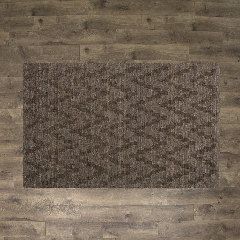 Zion Performance Wool Chevron Indoor Rug, Rectangle 9'6" x 13'6"