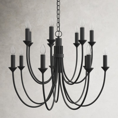 Alexandria 14 - Light Metal Dimmable Chandelier