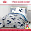 Ensemble de lit simple avec taies décoratives Mickey Mouse-113696146