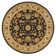 Round Bogner Oriental Area Rug