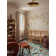 Goldene Boho Washable Botanical Beige Area Rugs for Living Room, Low-Pile Floral Rug with Non Slip Backing For Bedroom Dining Room