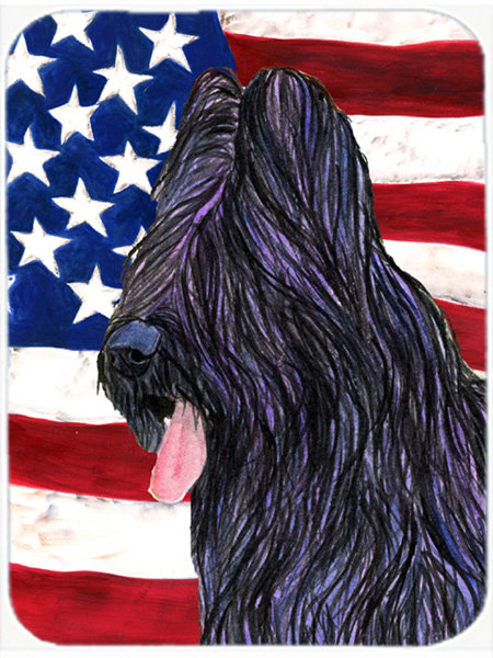Planche à découper trinx American American Flag avec verre Briard
