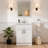 Peura 24''  Morden Single Bathroom Vanity with Ceramic Top-865260764