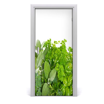 Herb Door Decal