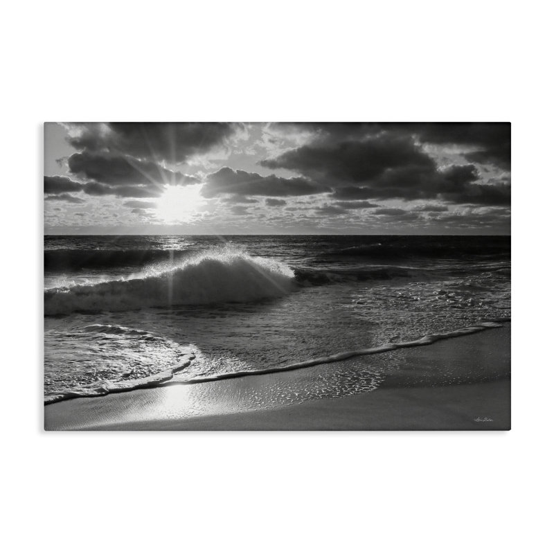 «Sunset Crashing Wave» par Lori Deiter, H 16 po x l 24 po