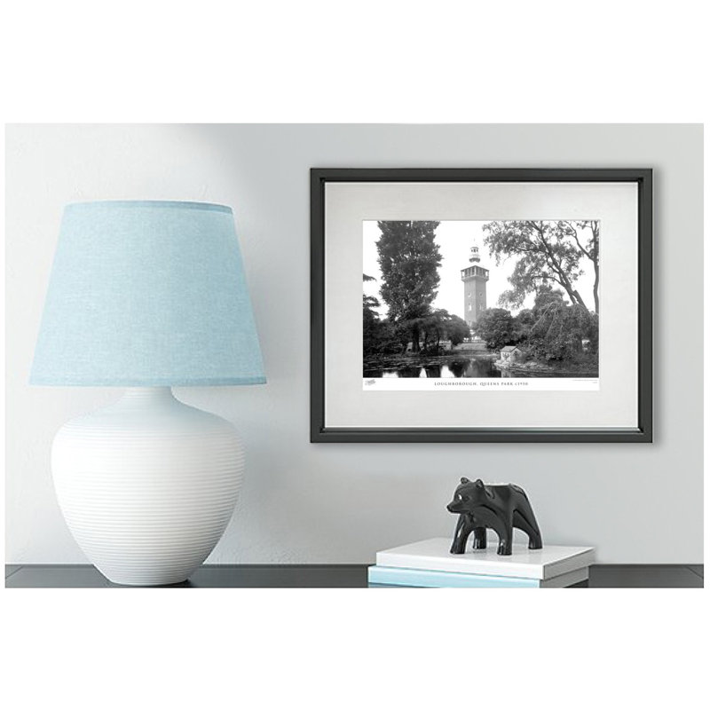 Loughborough, Queens Park C1950 - Single Picture Frame Print, 31.5cm H x 38.8cm W x 2.3cm D