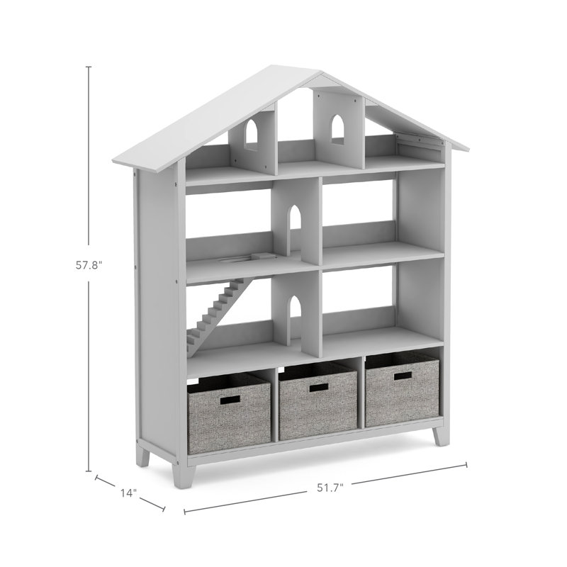 Bibliothèque pour enfants Martha Stewart, gris
