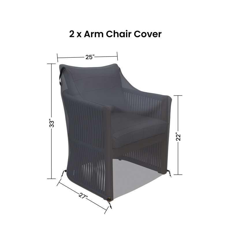 Carolene Curved Aluminum Lounge Chair Covers