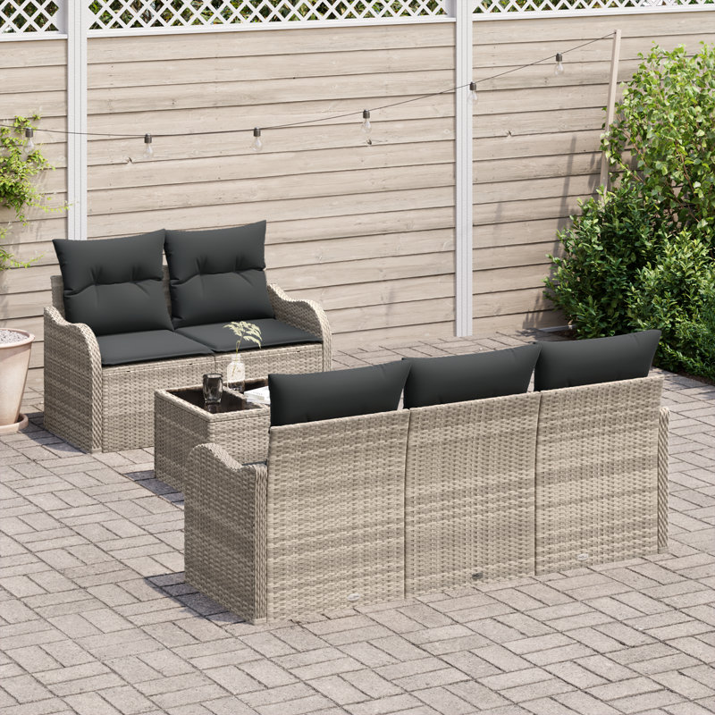 176cm Wide Patio Sofa with Cushions