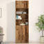 Wall Cabinet Wall-mounted Engineered wood Rustic Buffet Sideboard-1113234323