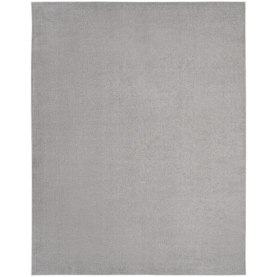 Nourison Essentials Silver/Gray Indoor/Outdoor Area Rug