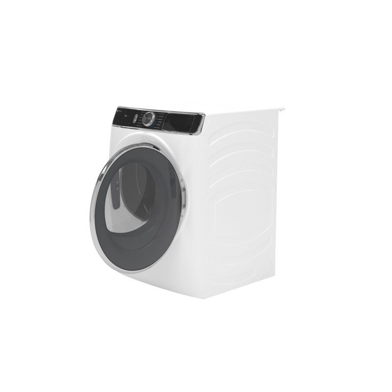GE Profile 7.8 Cu Ft Capacity Smart Front Load Gas Dryer With Steam And Sanitize Cycle, White, Electric