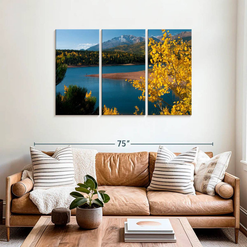 Réservoir de cristal Alvord - automne, H 36 po x l 57 po