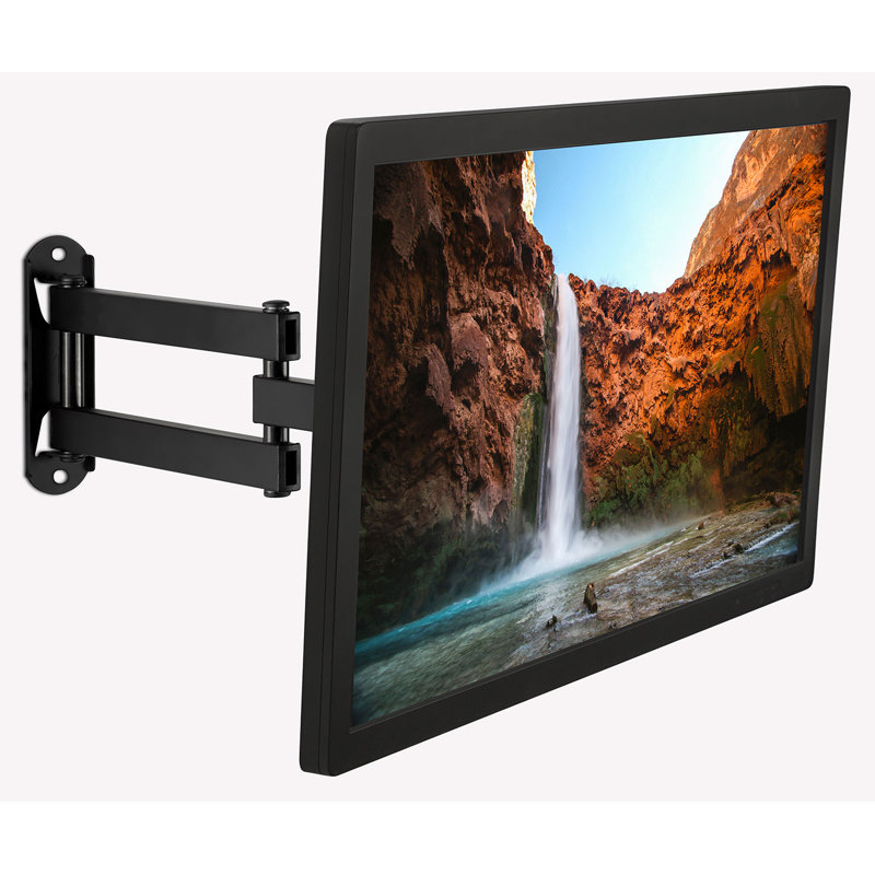 Montez-le! Support mural pour téléviseur avec bras à mouvement complet pour écrans plats de 13 à 42 po et extension de 15 po