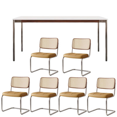 Light luxury modern simple dining table sets