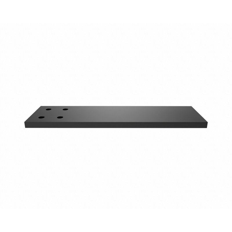  Heavy-Duty Contractor Grade Countertop Standard Bracket, 0.25" H x 4" W x 16" D