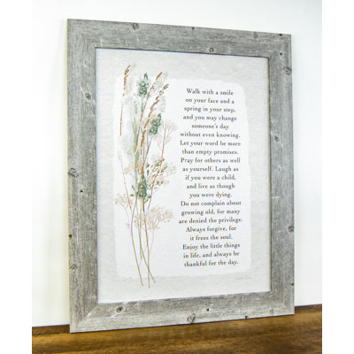 Life Is A Journey Promise Pray Forgive Enjoy The Little Things Inspirational Art