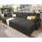 110 Inch Oversized Sofa Bed - 2 In 1 Pull Out Sleeper Sofa With Sectional And Double Storage Chaise-559440932