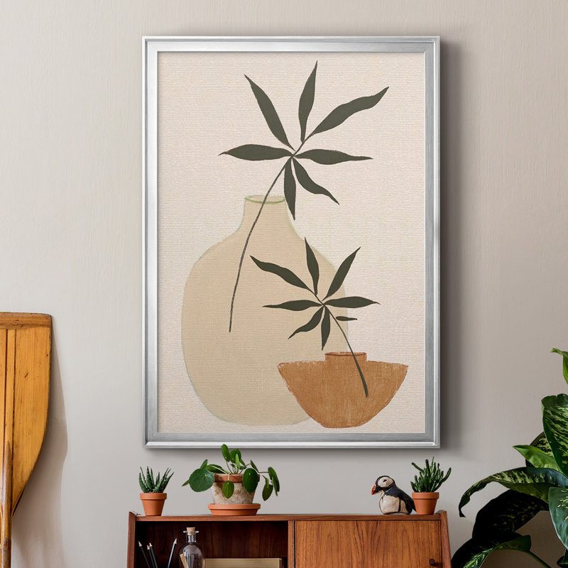 «Santa Fe Still Life I», reproduction de qualité supérieure - prête à être accrochée, H 24,5 po x l 18,5 po x P 1 po, Argent
