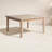 Amina Solid Wood Square Coffee Table