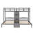 Triple Twin Bunk Bed With Storage Staircase & Drawer-203741799