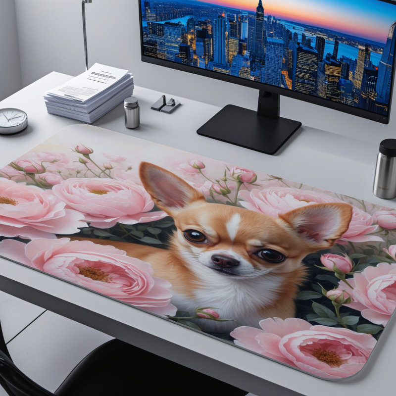 Polyester Desk Pad, 23.6x13.8