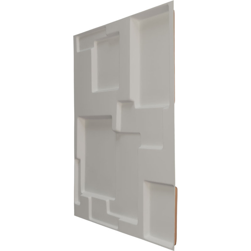Panneau mural décoratif 3D en cuivre vieilli l 19 5/8 po x H 19 5/8 po Gomez EnduraWall (couvre 2,67 pieds carrés)