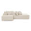 Méridienne à deux places paresseuse, canapé compressé sans assemblage, fabriquée en tissu de velours, méridienne moderne et moelleuse, utilisée pour les salons et les chambres à coucher - beige-779772205