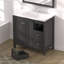 Meuble-lavabo moderne avec lavabo 35,5 po, armoire de rangement avec portes à fermeture douce et 3 tiroirs