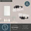 Ensemble de meuble-lavabo transitionnel 3 lumières Lanaysha-1856142703