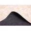 Tapis ivoire en patchwork de vache 5 pi 0 po x 5 pi 0 po