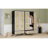 70.8" Tall Armoire Wardrobe Closet With 2 Rattan Doors & 1 Drawer, Boho Wooden Clothes Storage Cabinet With Hanging Rod For Bedroom