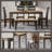 Malkin 6 - Person Four Leg Dining Set