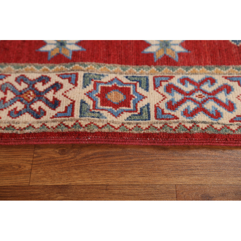 One-of-a-Kind 2'9'' X 9'10'' New Age Runner Wool Area Rug in Red