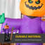 Bougie gonflable d'Halloween Outsunny